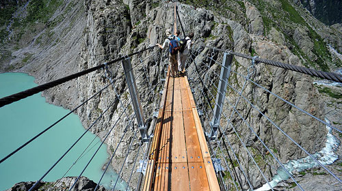 Hängeseilbrücke Trift