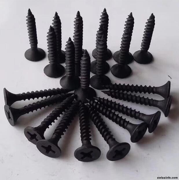 Gypsum Screw Wood Screw Black Phosphated Drywall Screw Manufacturer